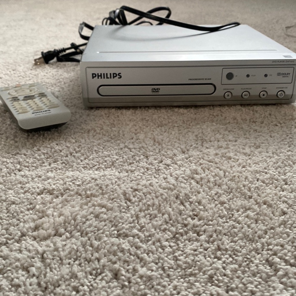 Phillips, portable DVD player with remote